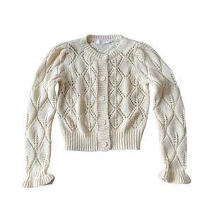 ASTR the label Cardigan Open Weave Lacey XS NWOT